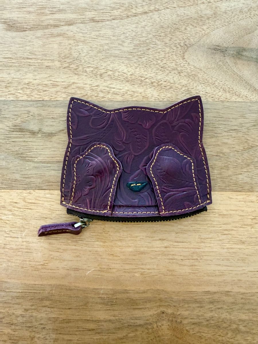 Portamonete: Leather cat coin wallet – Nuovo e nell'imballaggio originale da Adliswil venduto da avatar83