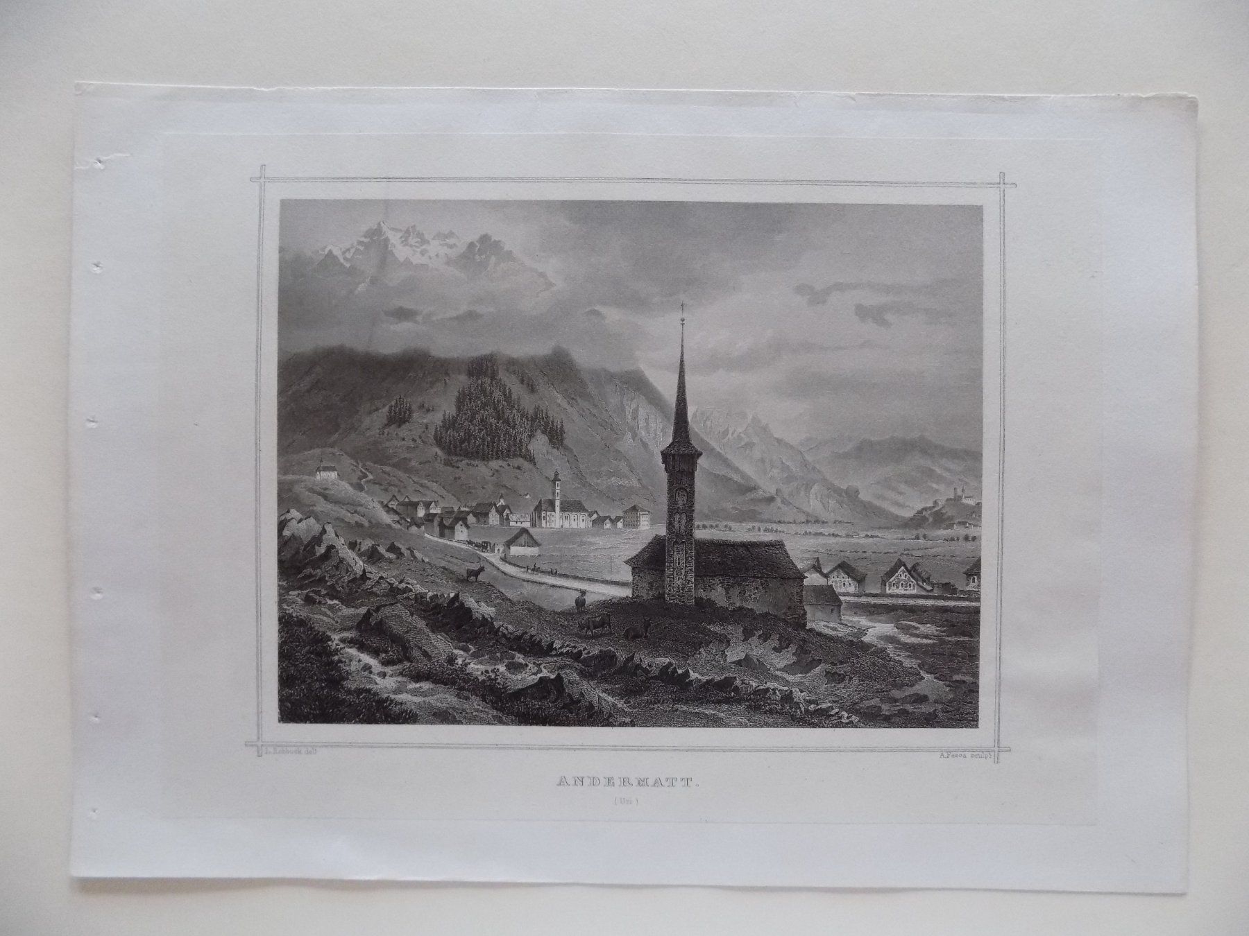 Gravures: Andermatt – D'occasion à Risch par Rischli15