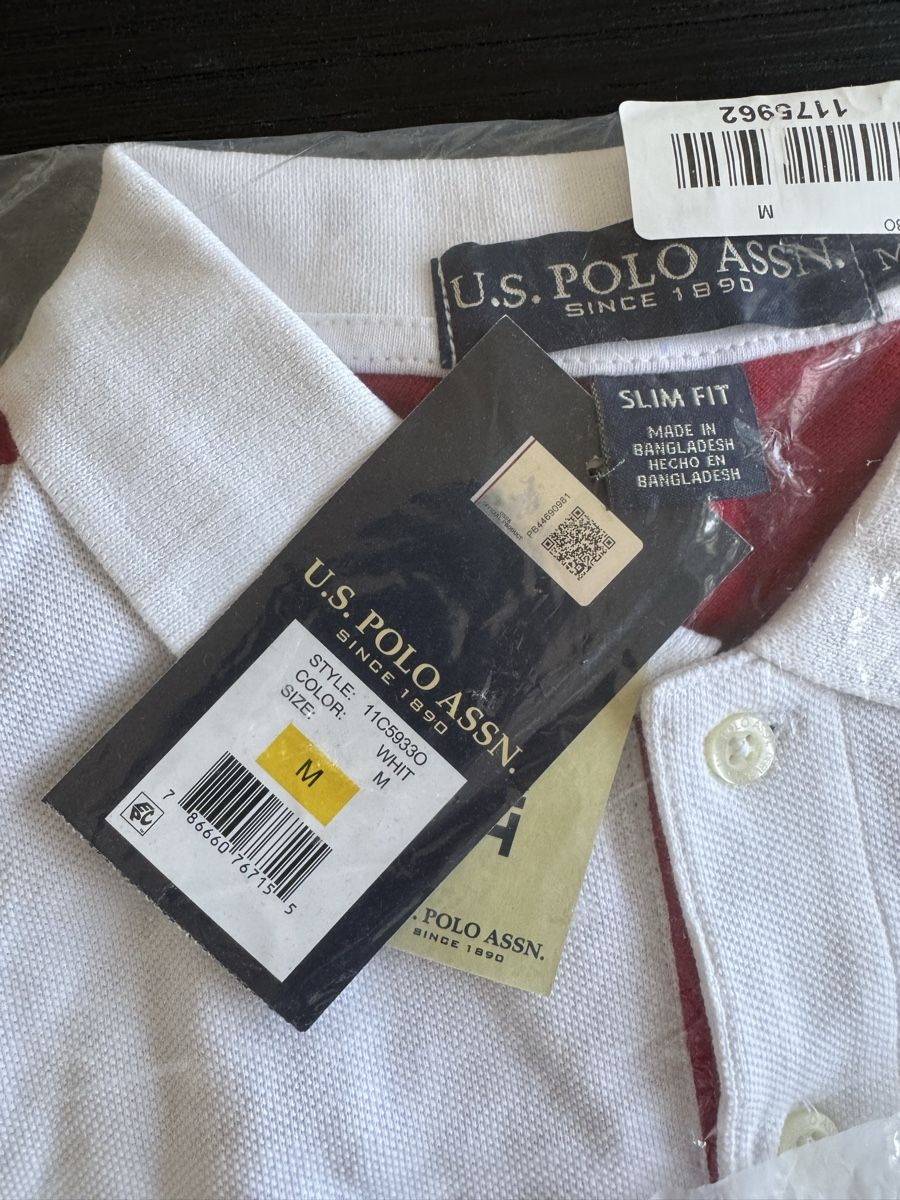 US Polo Magliette Polo: Polo Blanc US Polo Assn. – Nuovo e nell'imballaggio originale da Neuchatel venduto da frp_ncm6 1