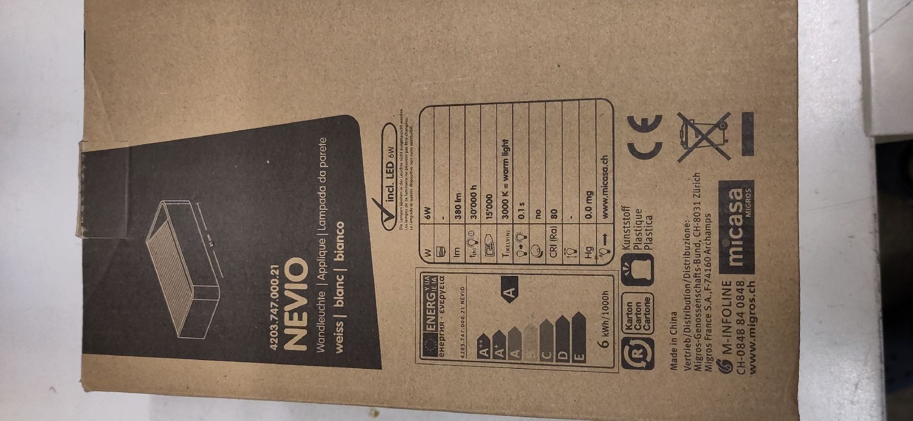 Lampade: Wandlampe LED Nevio 2 stk – Nuovo (secondo la descrizione) da Liebefeld venduto da robi15blue 5