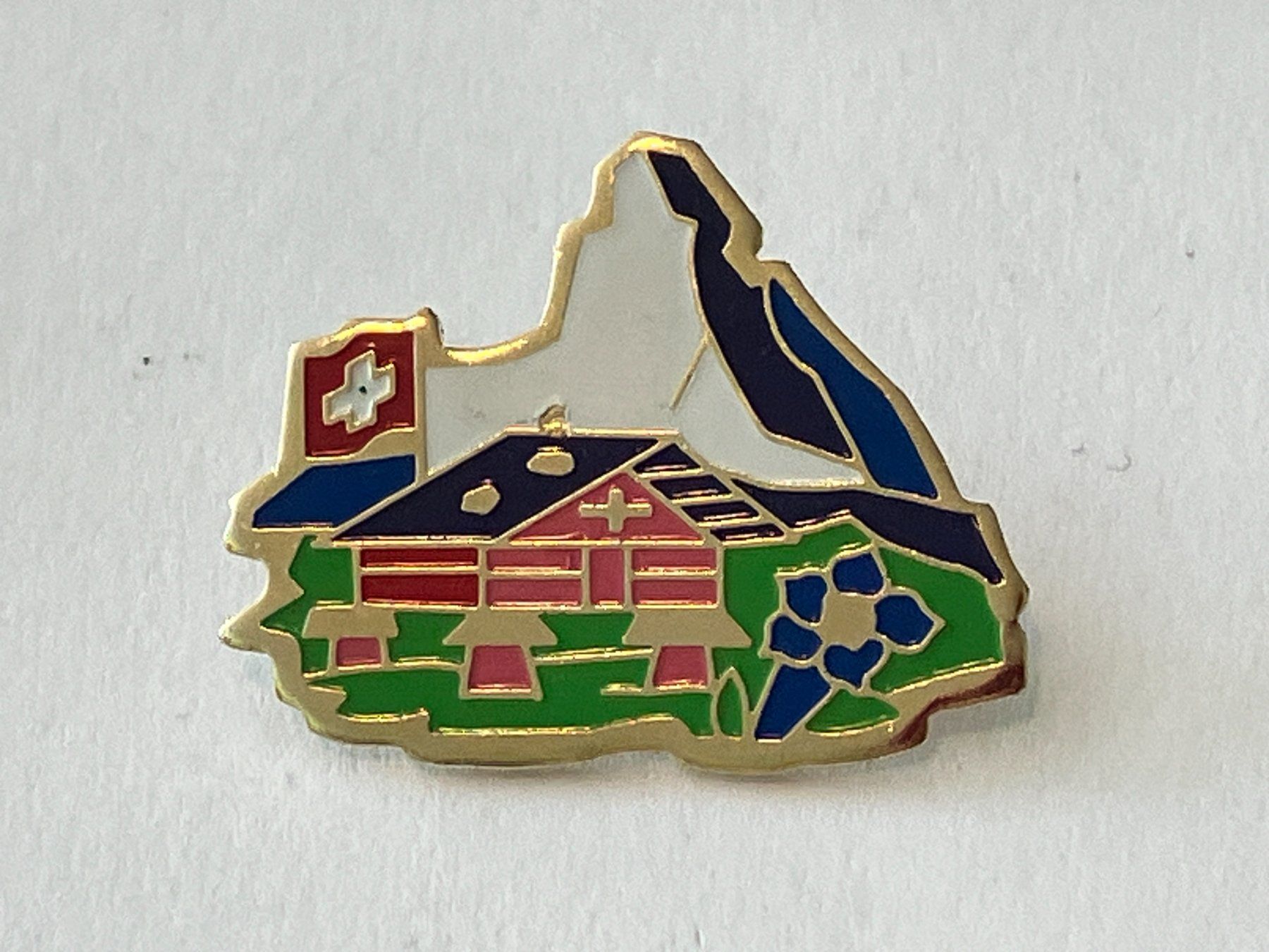 Plaketten & Abzeichen: 1 Pin Wandern Schweiz – Gebraucht aus Basel von djwwpp