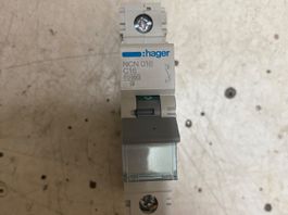 Hager Leitungsschutzschalter 1P 10kA C-16A NCN016