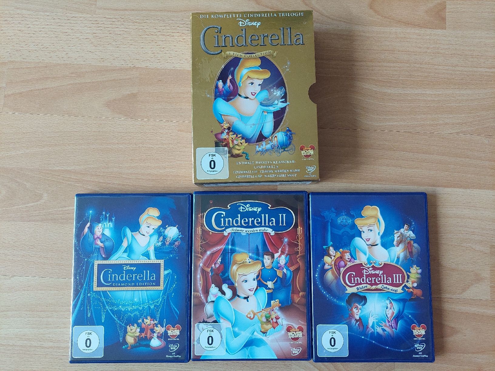 Alle DVDs: Cinderella 1-3 Collection, DVD-Boxset Deutsch – Gebraucht aus Magden von jukajo52 2