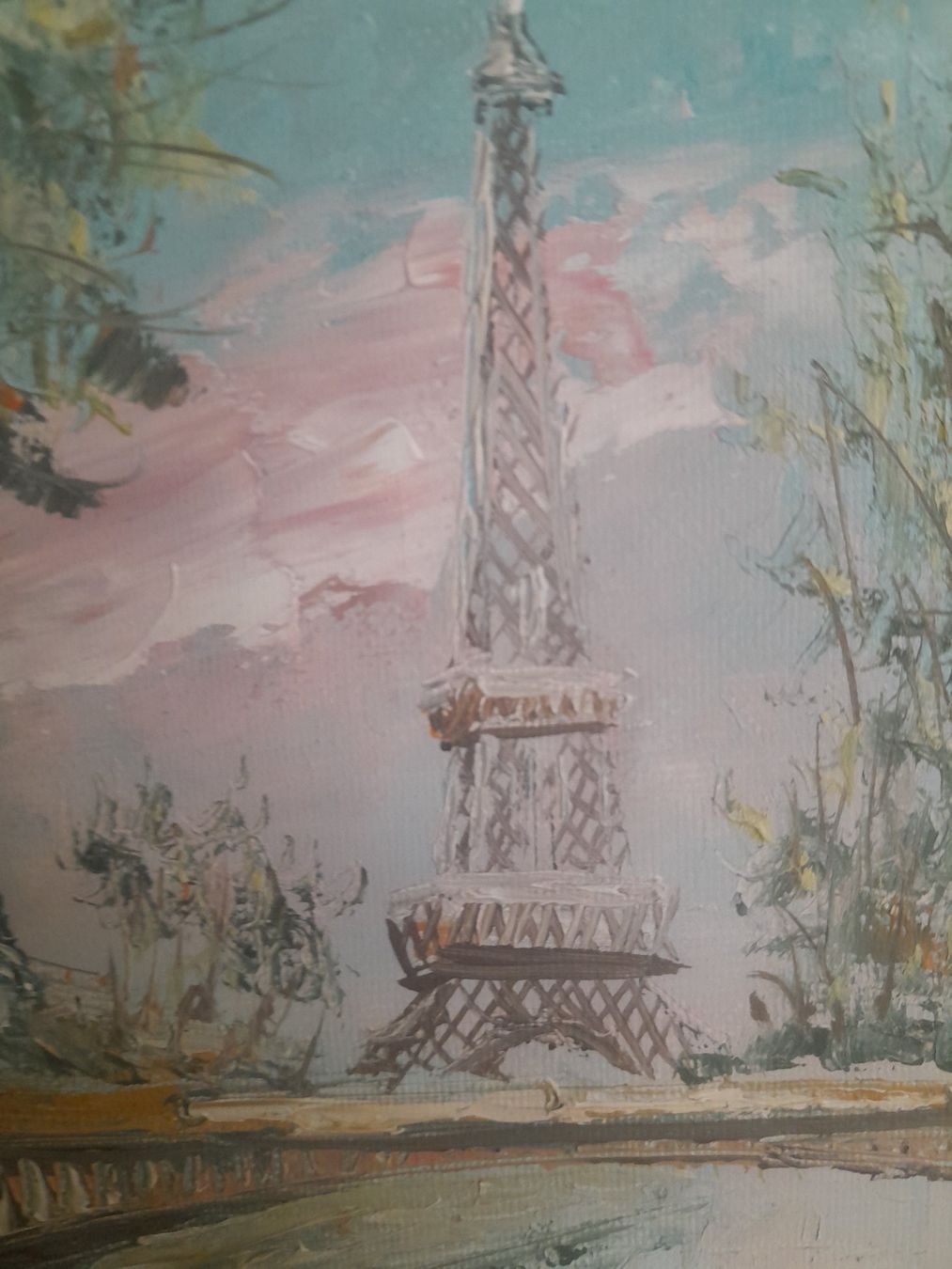 Gemälde: Ölgemälde Paris Eiffelturm, Tasko Kordalov – Gebraucht aus Rossrüti von Hansi778 1