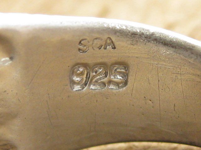 Ringe: Vintage Ring Silber 925 + SGA Onyx  Gr. 58 – Gebraucht aus Ermatingen von Decovin 6