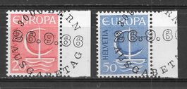 Serie 443 - 444 Europamarken mit ET Vollstempel 26.9.1966
