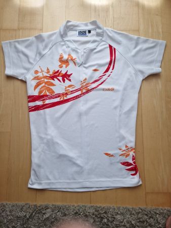 IXS Sport Women Shirt Gr. 38 weiss/rot