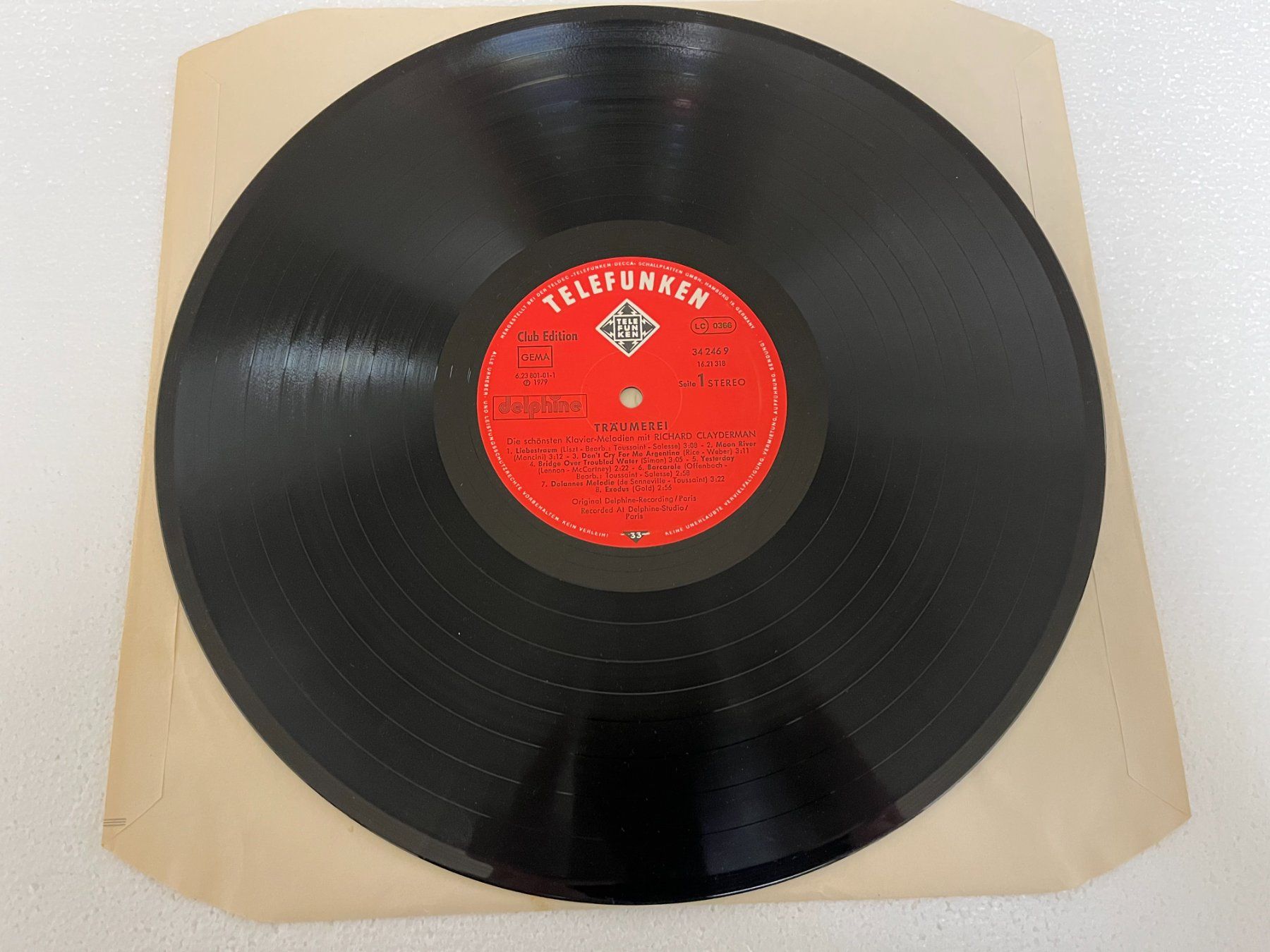 Dischi in vinile: LP Richard Claydermann Träumerei LP – Usato da Mumpf venduto da dadaboygugu 2