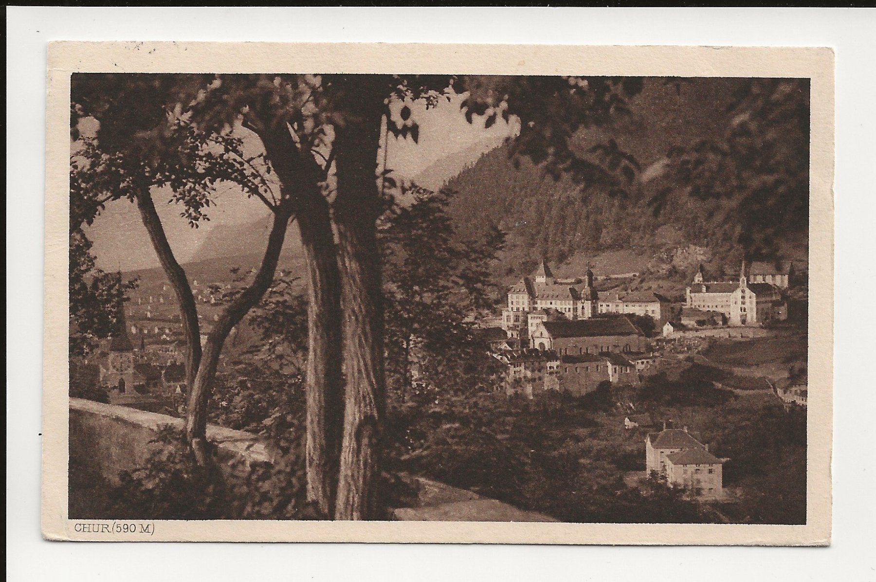 Cartoline postali: AK 1924 Chur (590 M) – Usato da Greifensee venduto da 315WDO