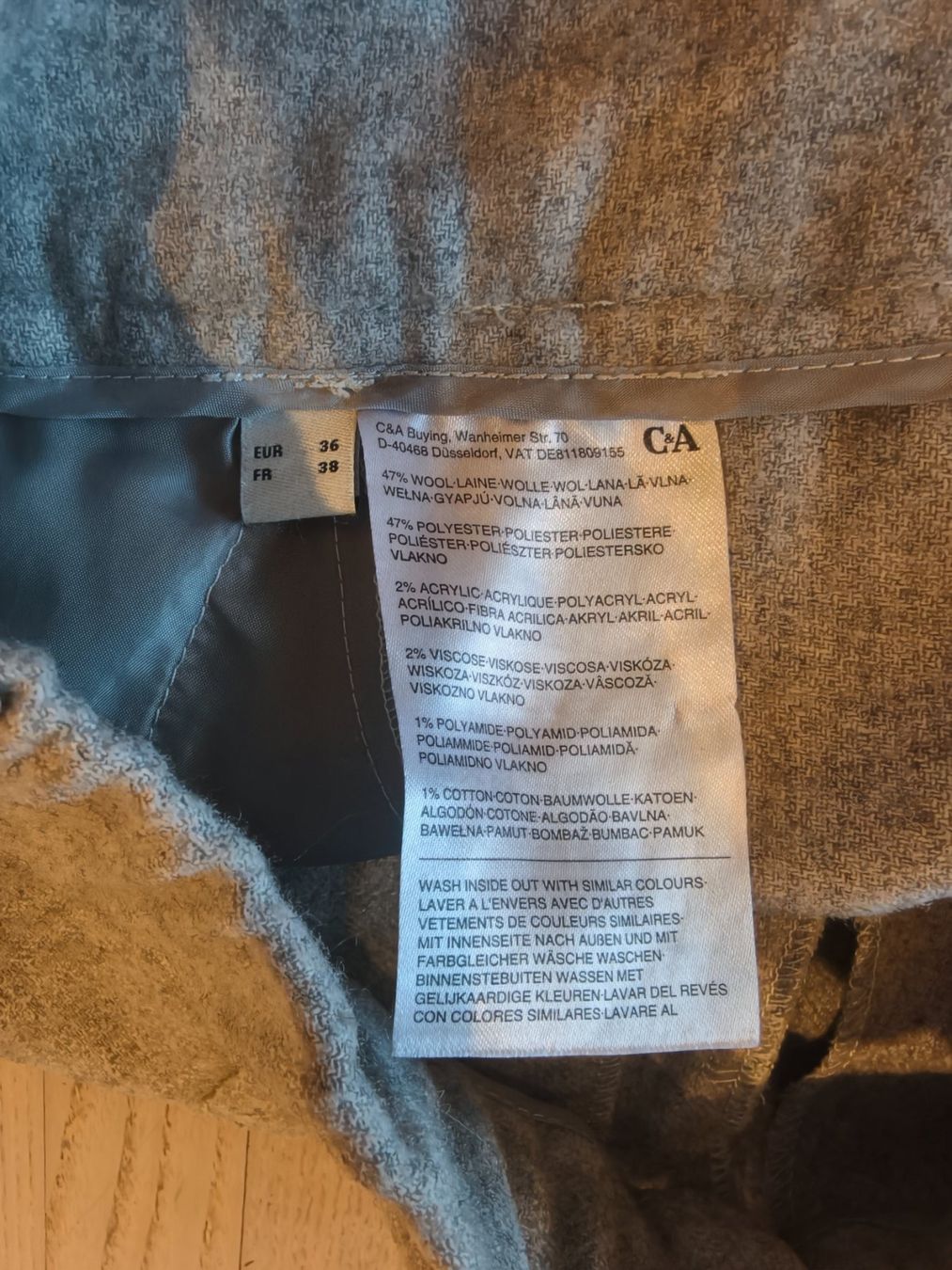 C&A Hosen: Hose 47% Wolle Gr. 36 neu – Neu (gemäss Beschreibung) aus Berg TG von Persefona 1