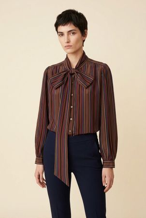 Vintage Louis Féraud Blouse Soie T. 42