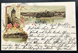 Gruss aus Rheinfelden Litho 