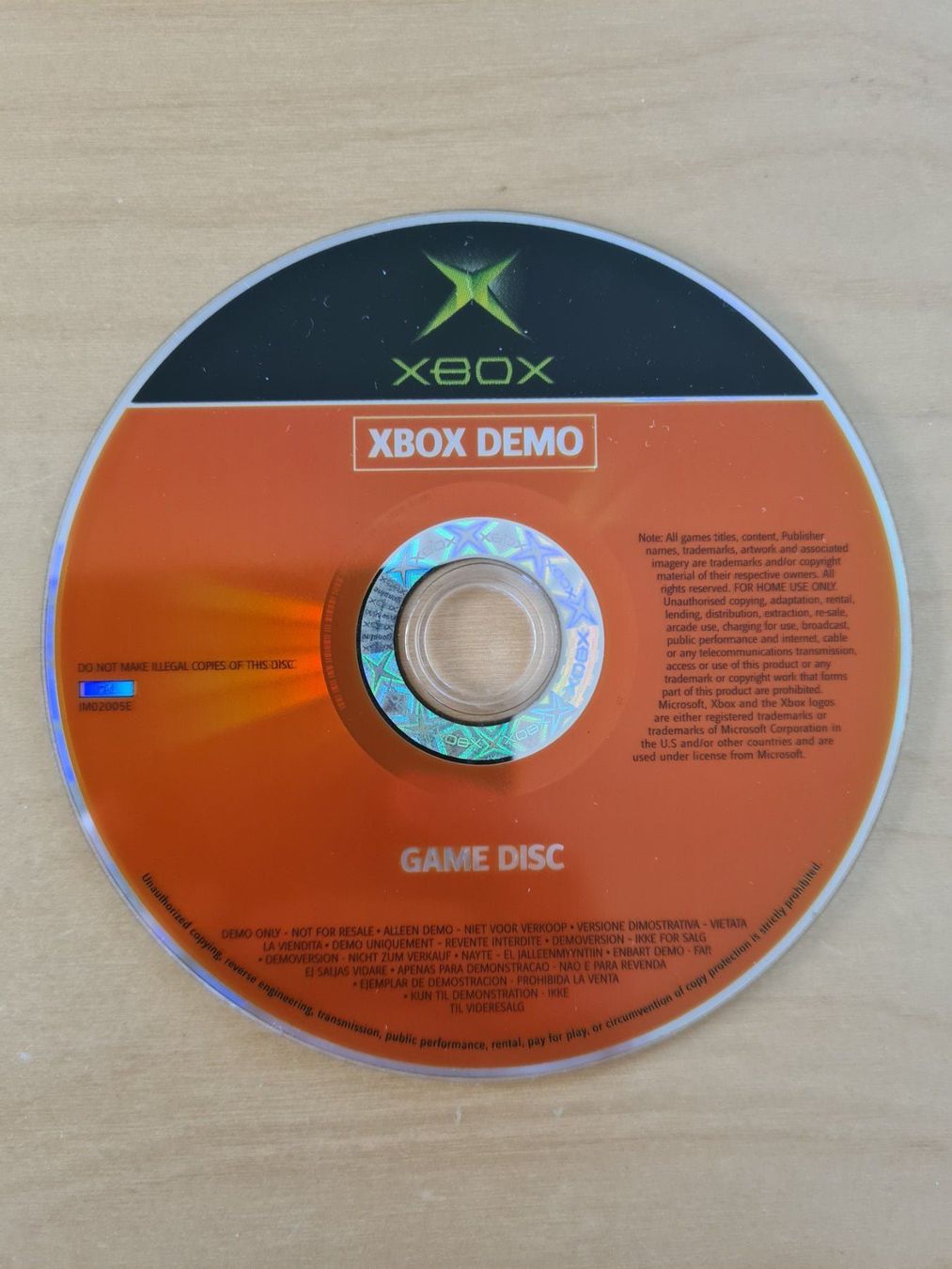 Giochi: Xbox Demo Disk (Dunkelorange) – Usato da Oberwil BL venduto da Spieltopia