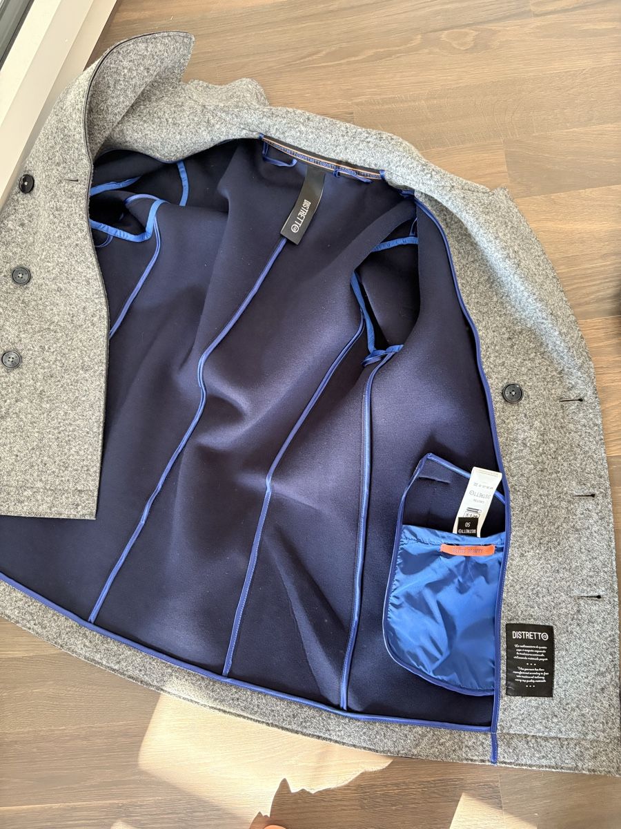 Cappotti: Distretto 12 Men's Pea Coat, size 50 – Nuovo (secondo la descrizione) da Zürich venduto da mm473847824738 4