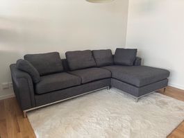 Ecksofa anthrazit/grau