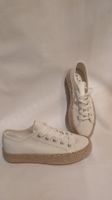 Sneaker Schuhe SuperCracks Dora Weiß Bastsohle