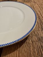 Langenthal Porzellan Service weiss blau Goldrand 43 Teile