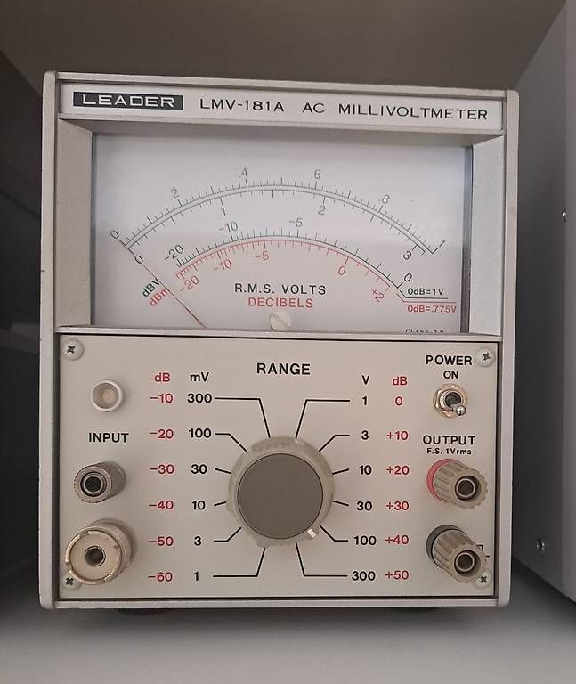 Messen: Leader LMV-181A AC Milivoltmeter – Gebraucht aus Gümmenen von S.Jaberg