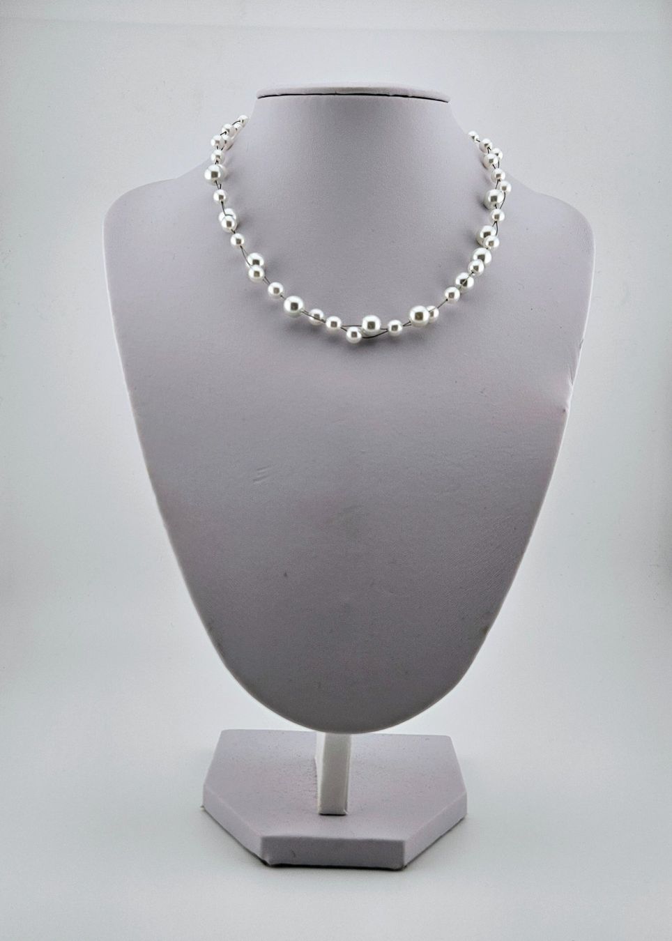 Ketten: Damenhalskette Necklace Perlen in Perlweiss – Neu und originalverpackt aus Thalwil von Seesteine 3