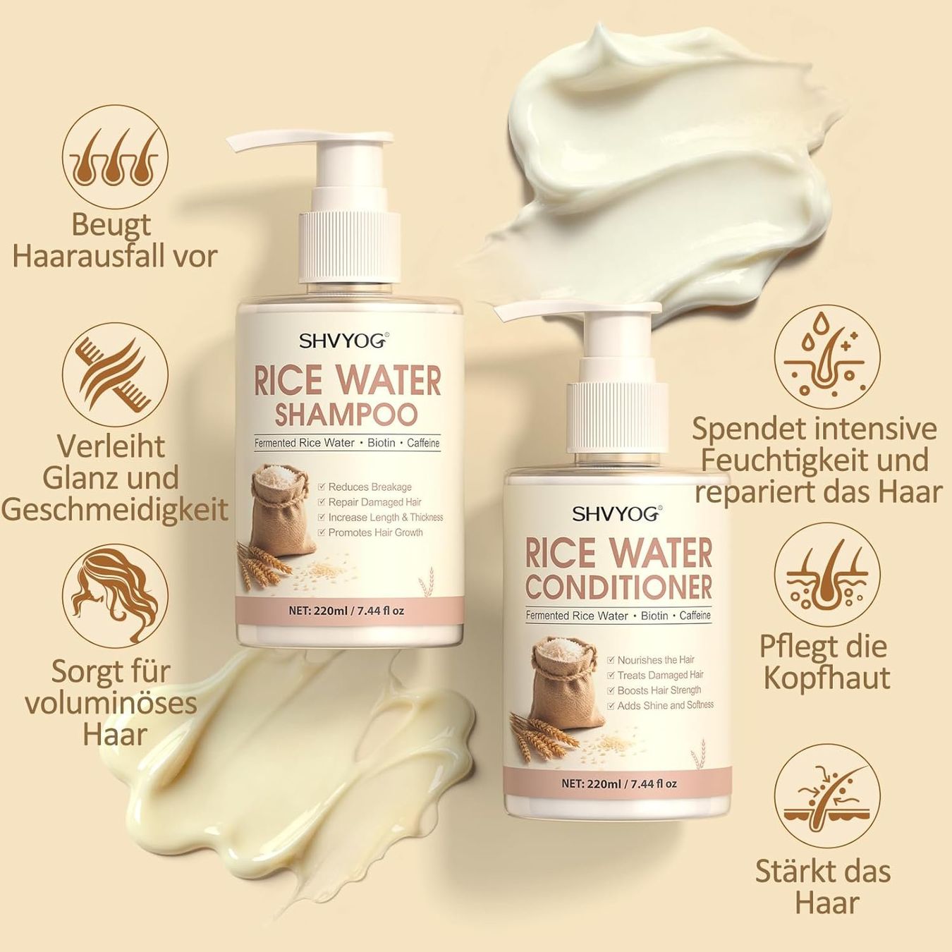Prodotti per capelli: Shampoo & Spülung Set mit Biotin & Koffein – Nuovo e nell'imballaggio originale da Suhr venduto da SchnapperCH 2