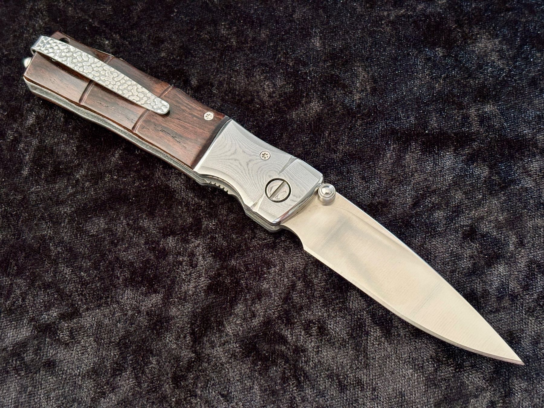 Coltelli tascabile: Mcusta-Messer Bamboo, VG10, Palisander, Damast-Backen – Usato da Frauenkappelen venduto da Doc_Snyder 1