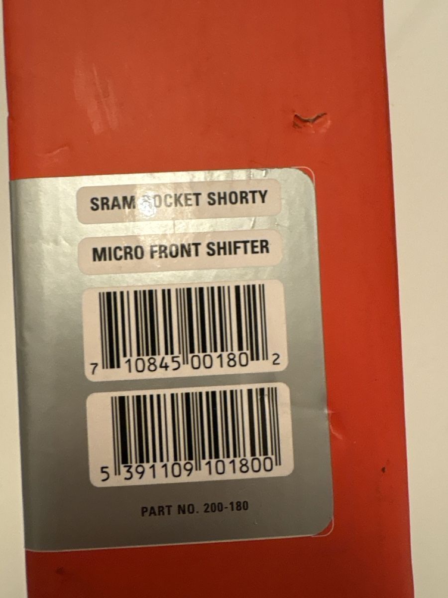 Sram Pezzi di ricambio: Neuer SRAM Rocket Shorty Micro Front Shifter Umwerfer – Nuovo e nell'imballaggio originale da Zürich venduto da ame_c9fq 2
