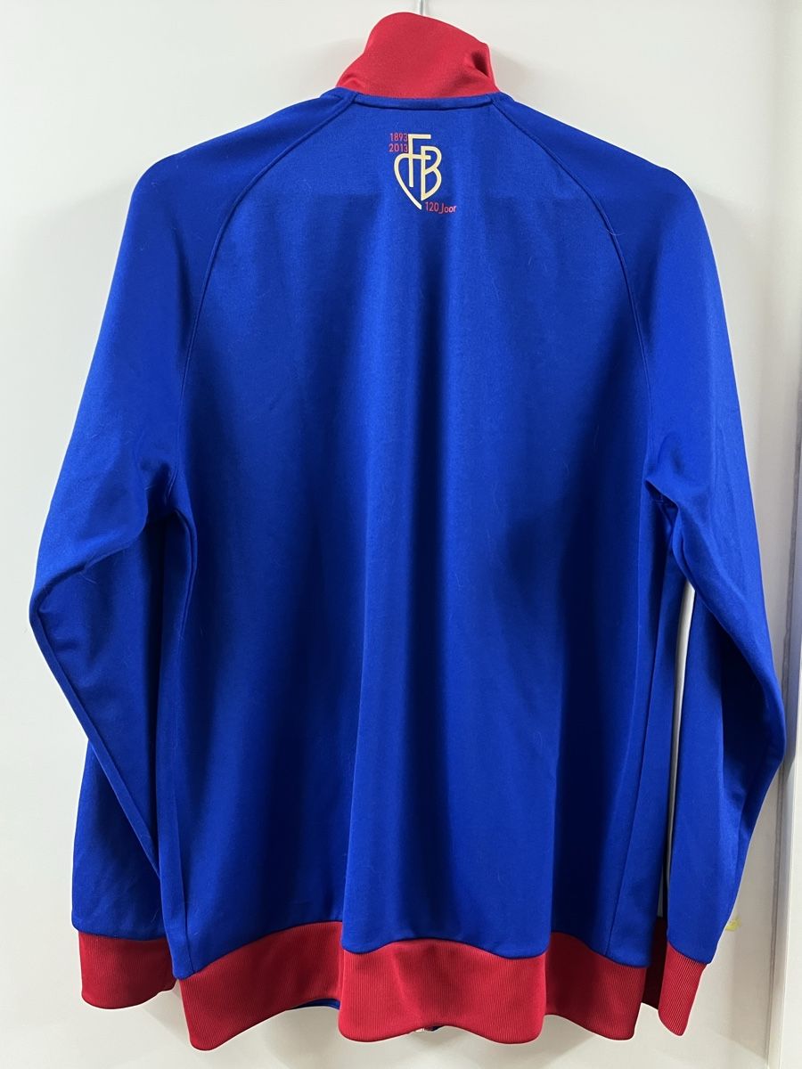 Adidas Giacche: FC Basel Trainerjacke Adidas 120 Joor – Usato da Hunzenschwil venduto da sputnik26 1