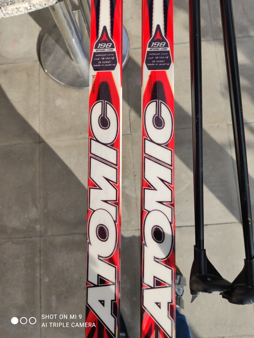 Atomic Sci: Langlauf Set von Skintec Atomic 198 cm – Usato da Stäfa venduto da vic_x2d6 2