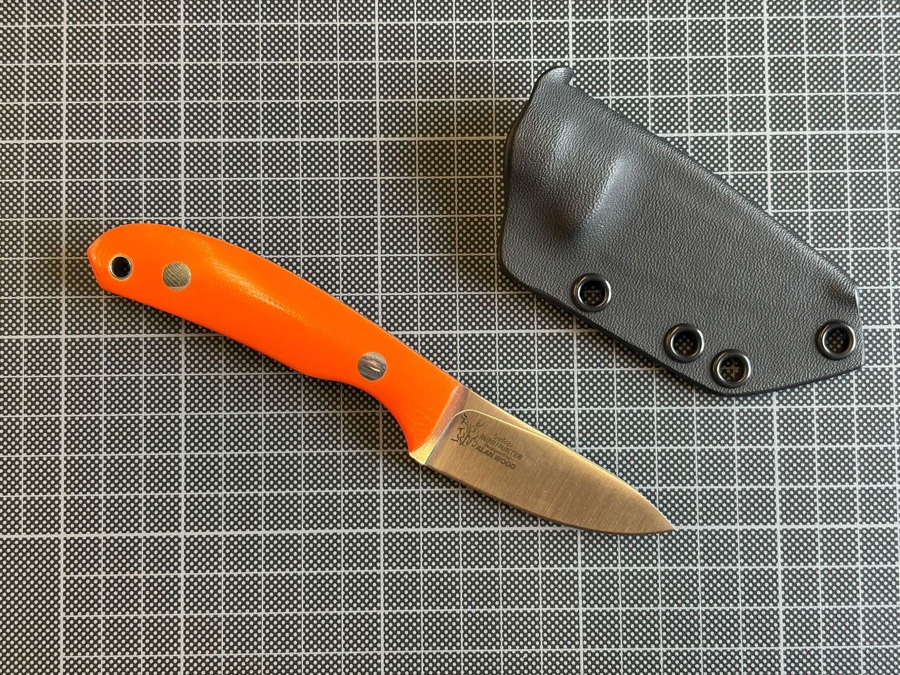 Zubehör: CASSTRÖM SAFARI MINI HUNTER ORANGE G10 KYDEX – Gebraucht aus Flums von alpine.fieldnotes 1