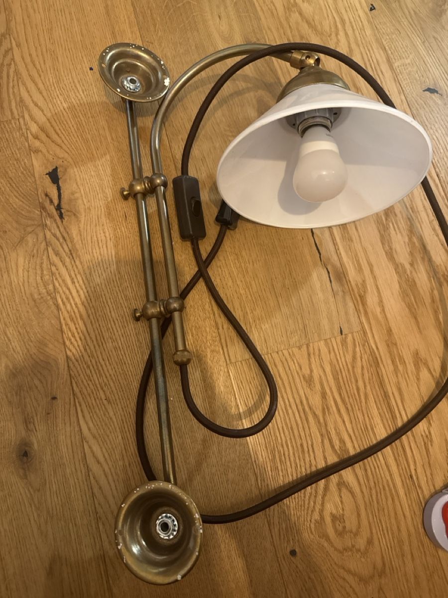 Lampen: Wandlampe mit Schirm, Vintage Stil – Gebraucht aus Bern von fab_tx65 2