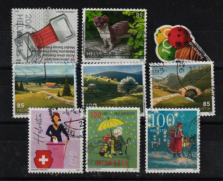 Tous les timbres: 2021 neue Schweizer Briefmarken – D'occasion à Arlesheim par gaugi43