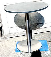 Tisch Rund mit Schieferplatte