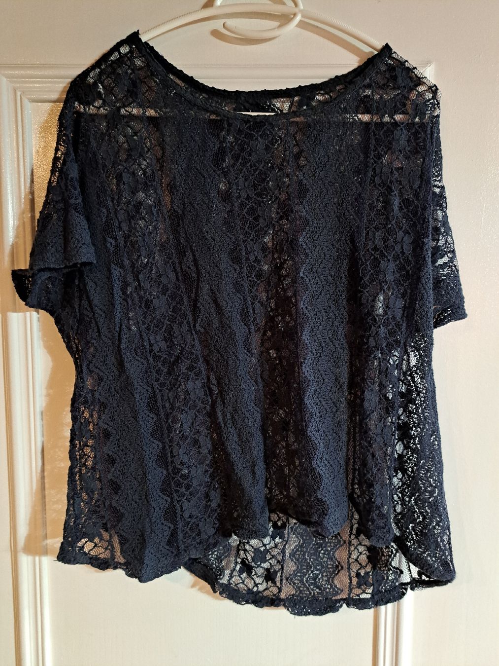 Top: Dunkelblaue Sommerbluse, Grösse S/M – Usato da Uzwil venduto da eri_lz5x 1