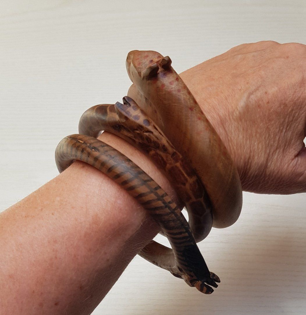 Bracelets: 3 Armreifen aus Holz – D'occasion à Reutigen par IrisFashion 2