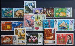 Fiji British Kat. 232-248 gest. 1969 Kat. 25 Euro