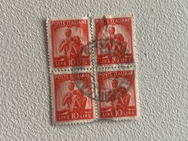 Italia Briefmarke