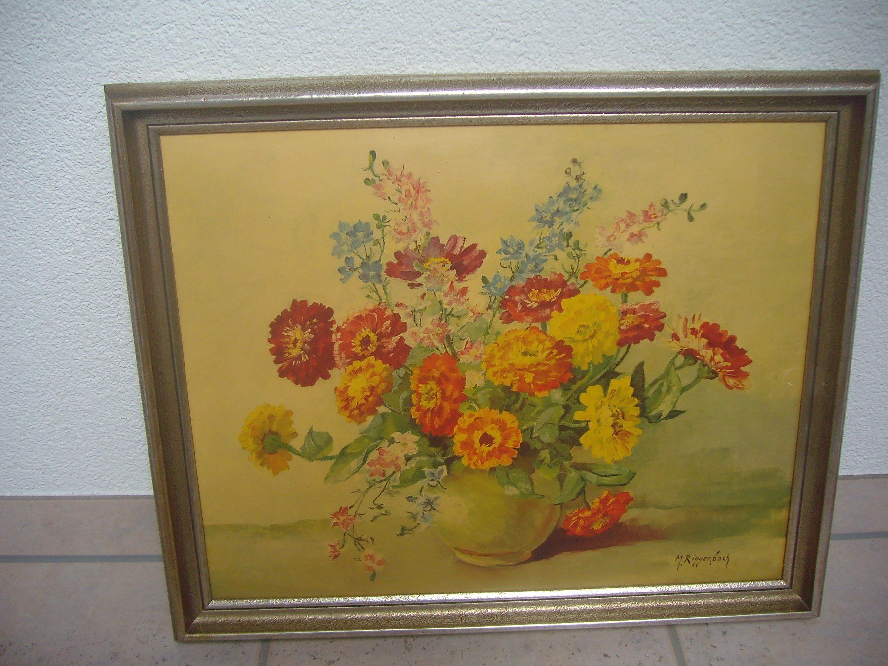 Tableaux: Bild mit Blumen – D'occasion à Felben-Wellhausen par Badge95