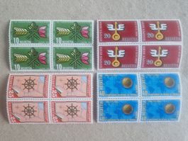 N° 316 - 319  4 block  postfrisch**