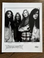 Megadeth Bandfoto Promo 1992 Schwarz/Weiss Dave Mustaine