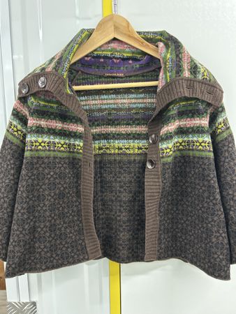Catherine André Merino Wolle Strickjacke