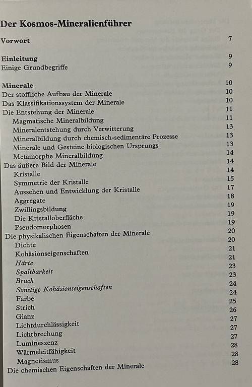 Libri: Buch: Der Kosmos Mineralienführer – Usato da Adliswil venduto da Heimite 1