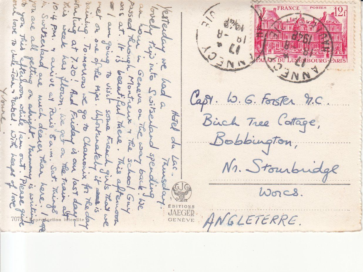 Cartoline postali: Genève 1948 – Usato da Bürglen TG venduto da StampGraf 1