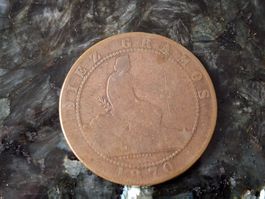 Spanien-Königreich 10 Centimos 1870 Provisorische Regierung