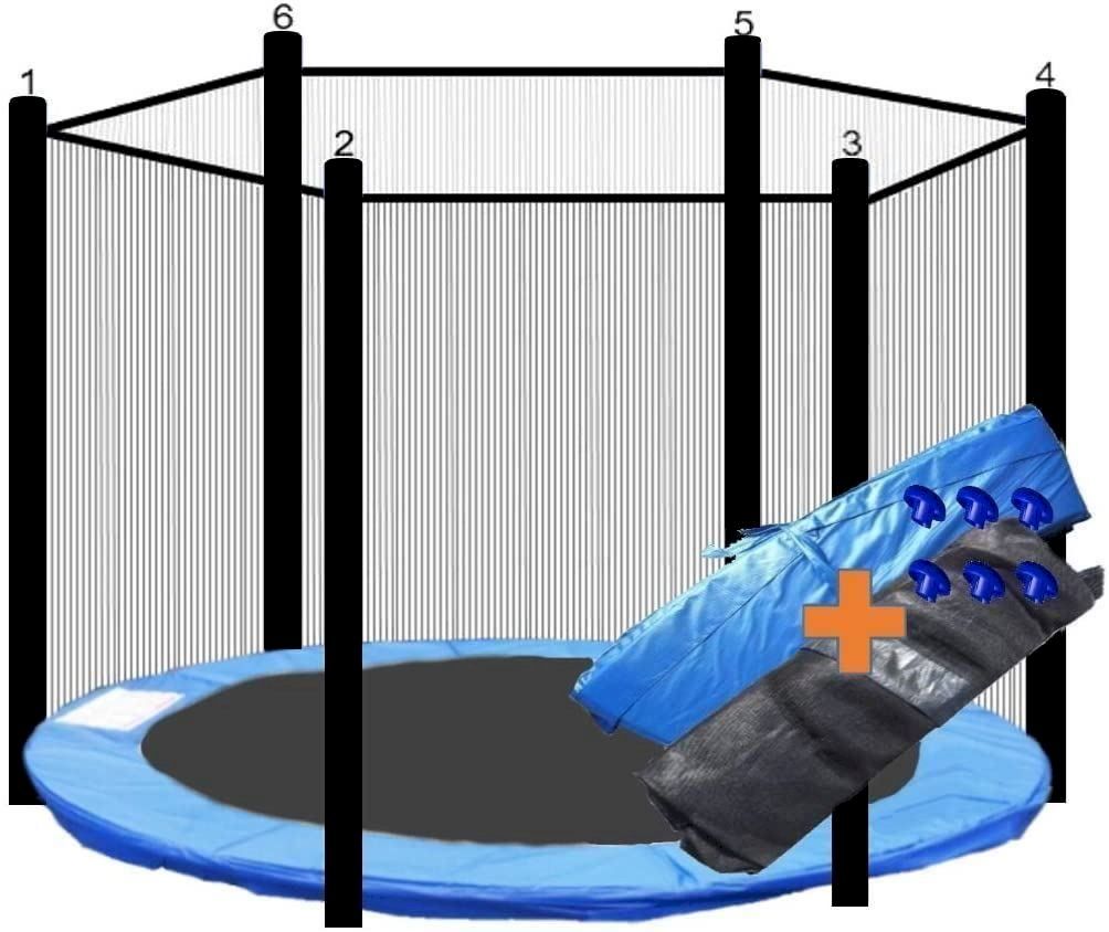 Trampolines: Randabdeckung + Sicherheitsnetz Ø366cm – Neuf avec emballage d'origine à Bottighofen par zaap