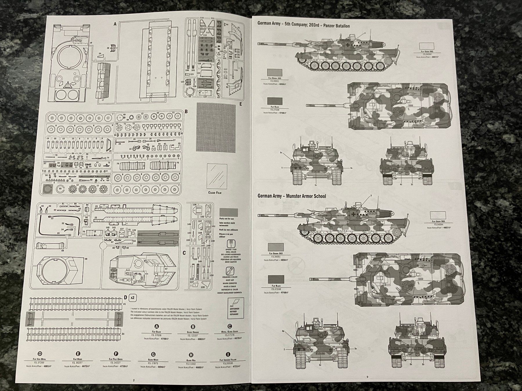 Italeri Kits de montage: Leopard 2A6 Panzer, Italeri 6435 – Neuf avec emballage d'origine à Riedholz par mastercom 6