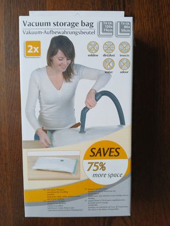 New! Vacuum Storage Bag 2x 130x74cm 80x50cm new