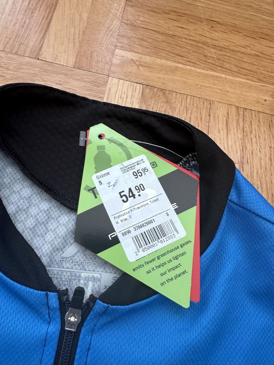 Canottiere & Pantaloni: Protective P-Transform Biketrikot, hellblau, S – Nuovo e nell'imballaggio originale da Neuchatel venduto da feta_ze 3
