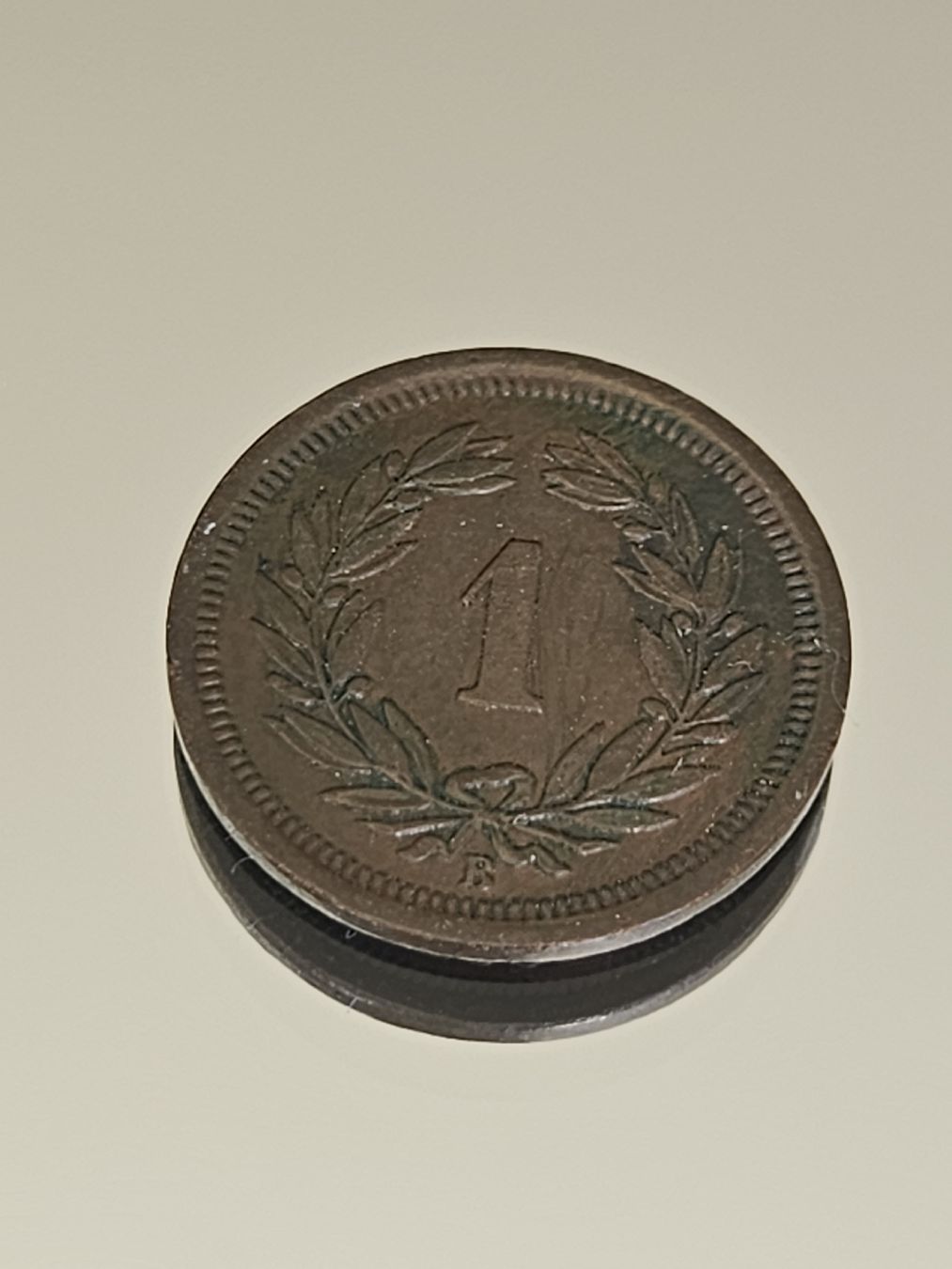 Tutti le monete: 1 Rappen 1891 sch. Kreuz – Usato da Pfäffikon ZH venduto da Melibol 1