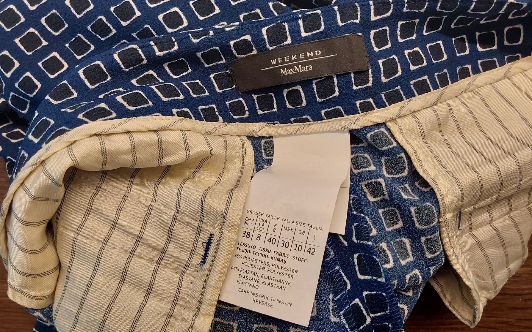 Max Mara Pantaloni: Hose 38 Max Mara Weekend Polyester – Usato da Köniz venduto da scopello12 3