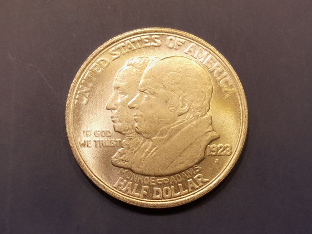 Tutti le monete: 1/2 dollar 1923 USA, Monroe doctrine – Usato da Aarau venduto da Reto_BA_01